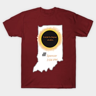 Total Eclipse Indiana 2024 - Owen County T-Shirt